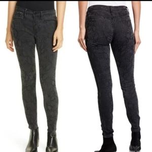 FRAME Le Skinny de Jeanne Python Print Jeans size 27